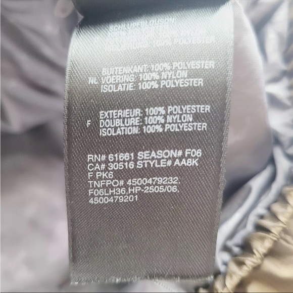 Vintage North Face Quilted Brown Jacket Men’s Size Large - Picture 4 of 10